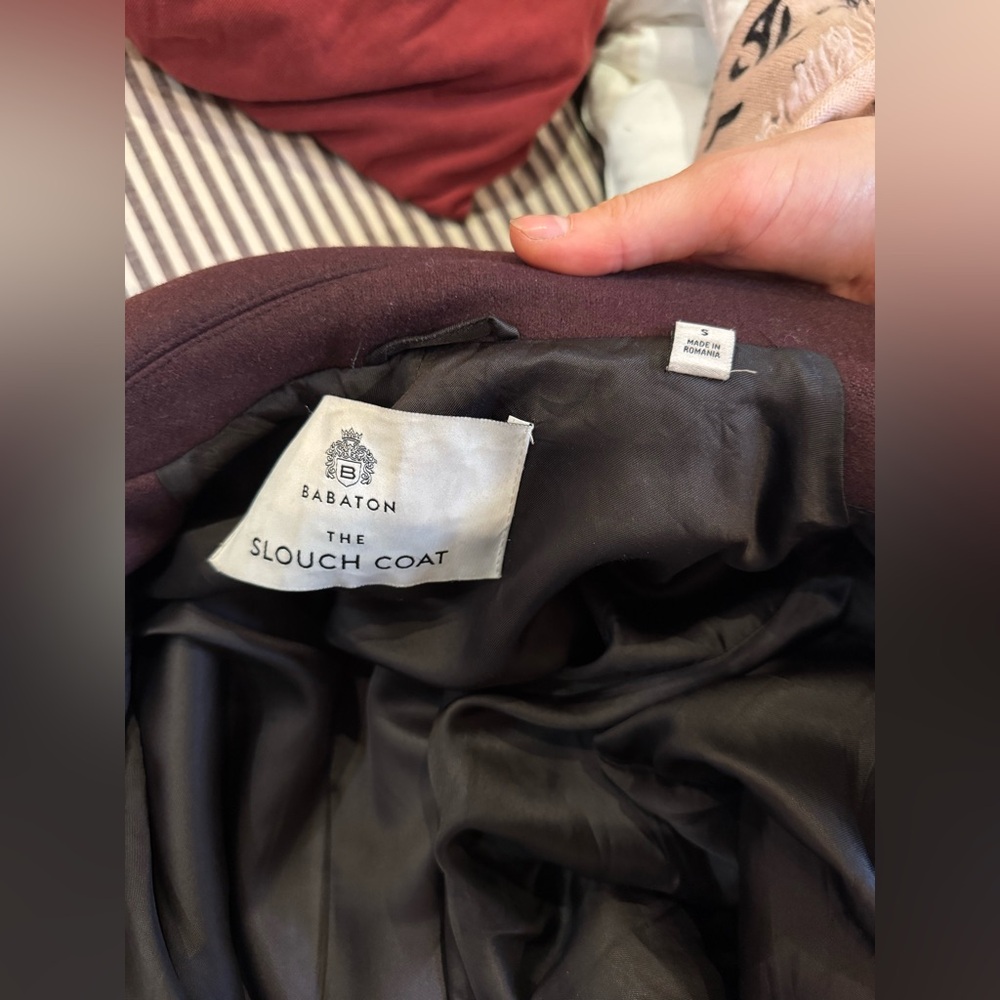 Aritzia 100% wool/cashmere sloane slouch coat - Picture 8 of 9